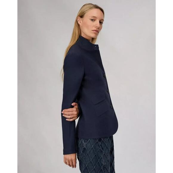 NWT Rag & Bone Slade Japanese Wool Blazer Size 2 Navy #3C501 - Picture 5 of 14